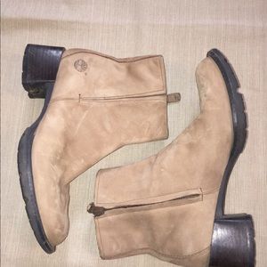 Timberland alyse block heel ankle boots 8 .5